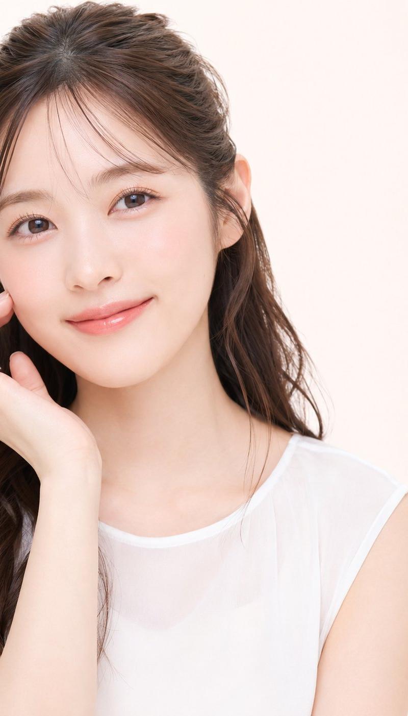 柔和日系美妆人像