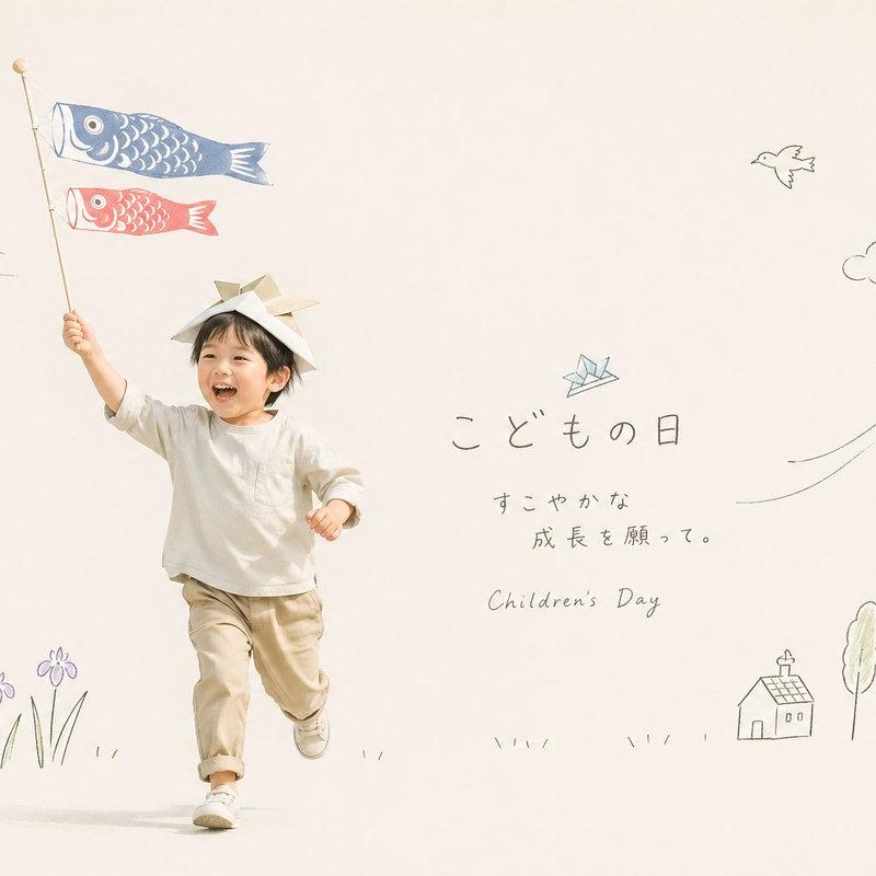 日本儿童节照片卡