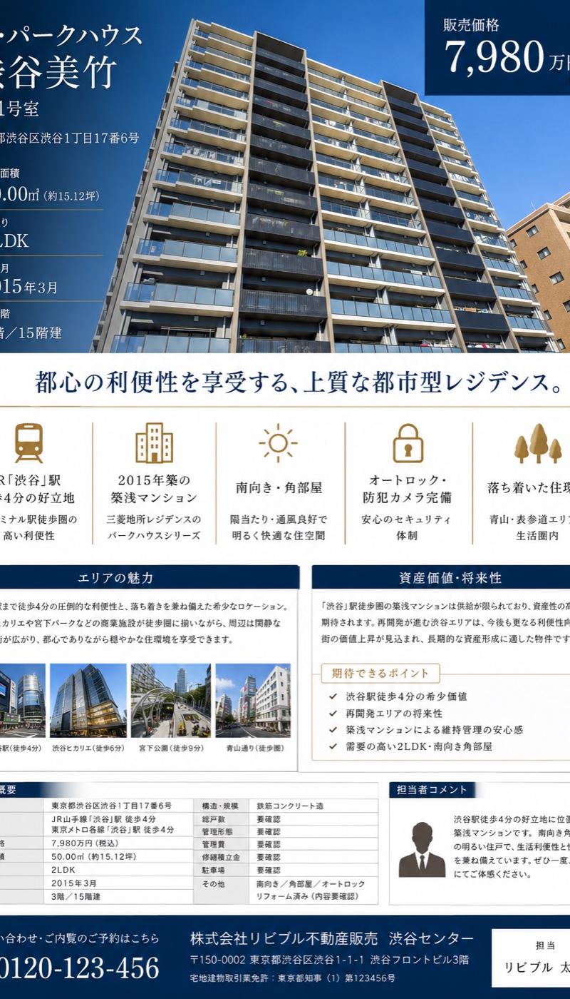 日本豪华公寓销售宣传单