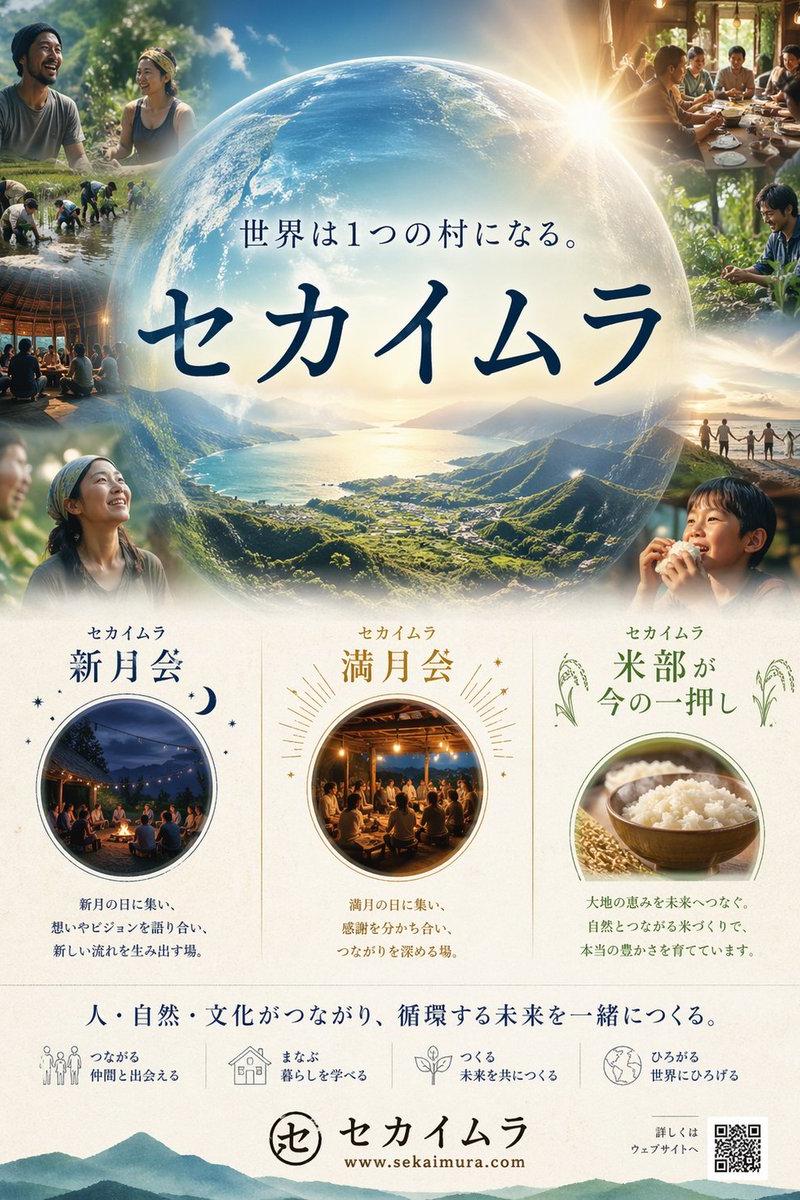 日本生态社区宣传海报