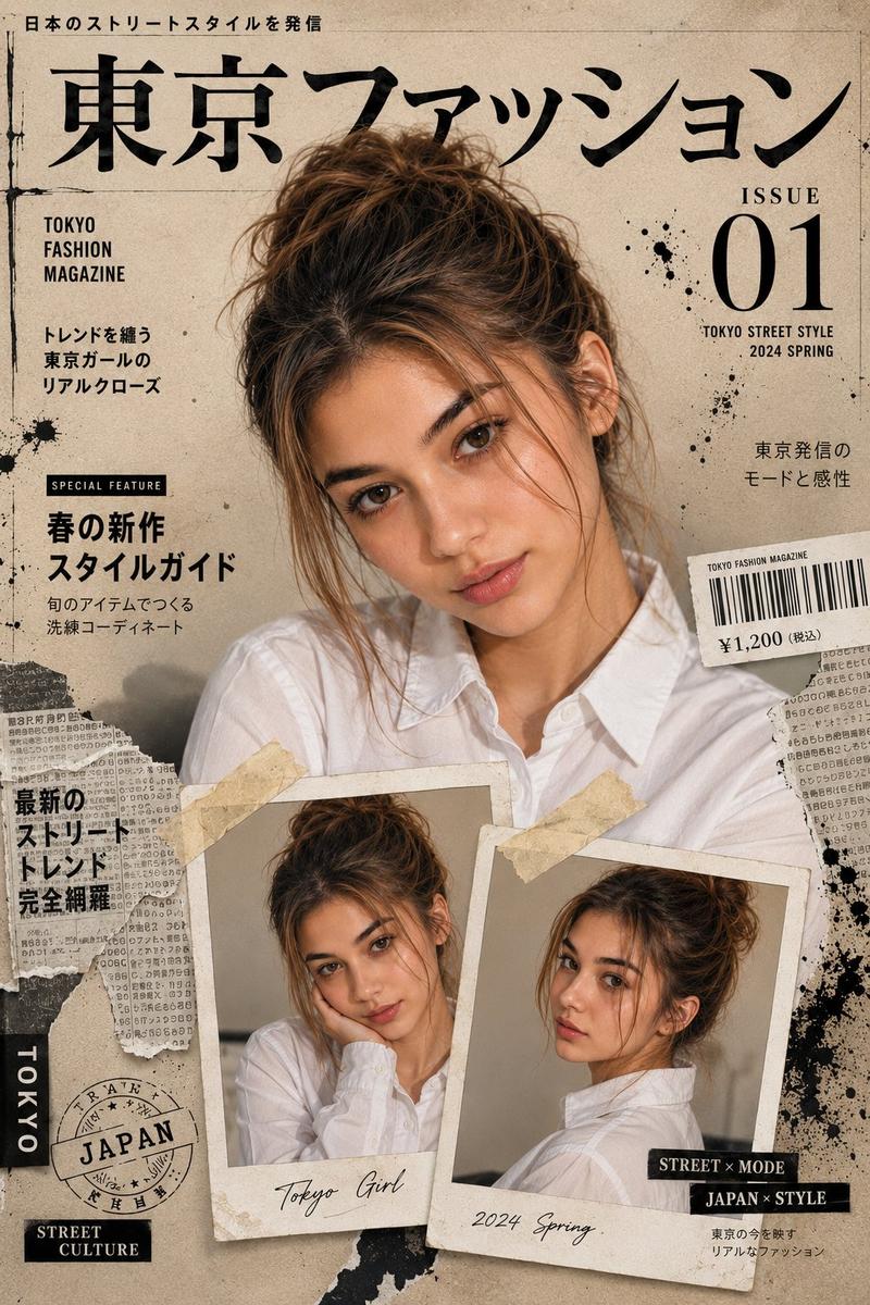 Japanese Fashion Magazine Cover