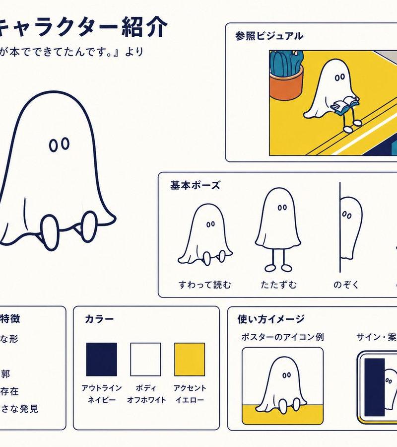 日式幽灵吉祥物风格指南