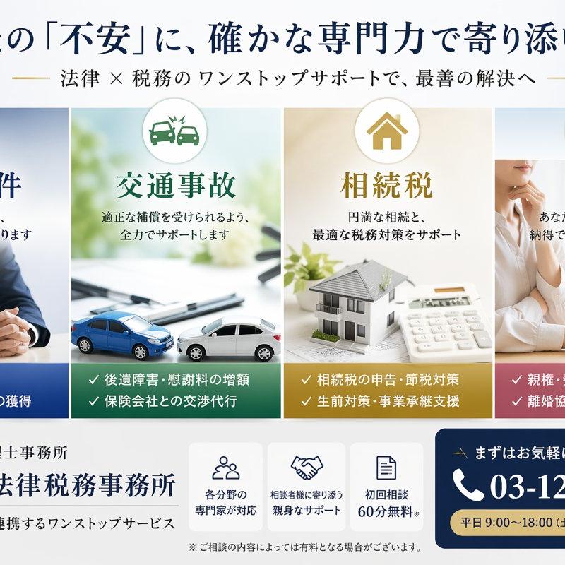 日本法律与税务服务 LP 首屏设计
