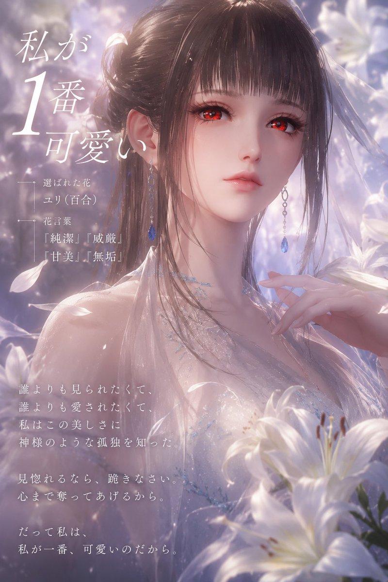 梦幻百合花语海报