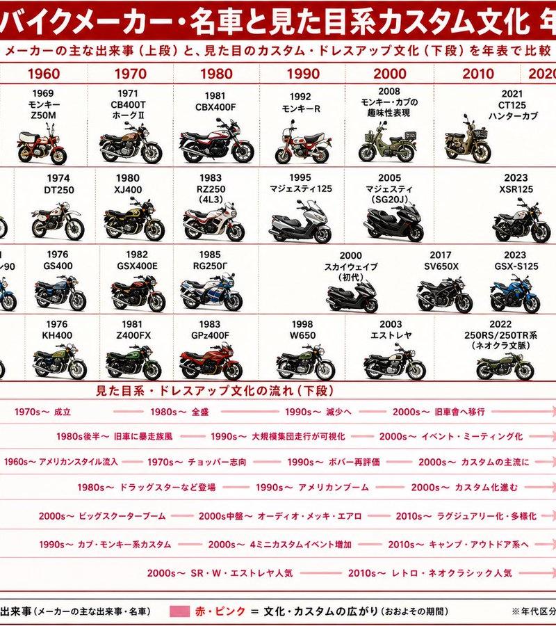 日本摩托车文化年表