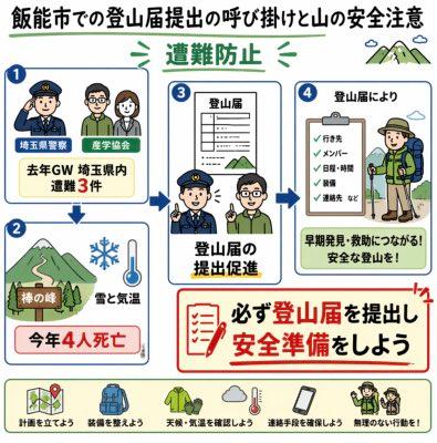 日本登山安全信息图