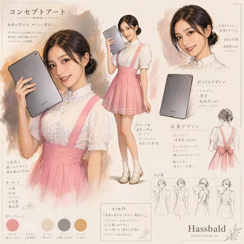 日本平板品牌概念图
