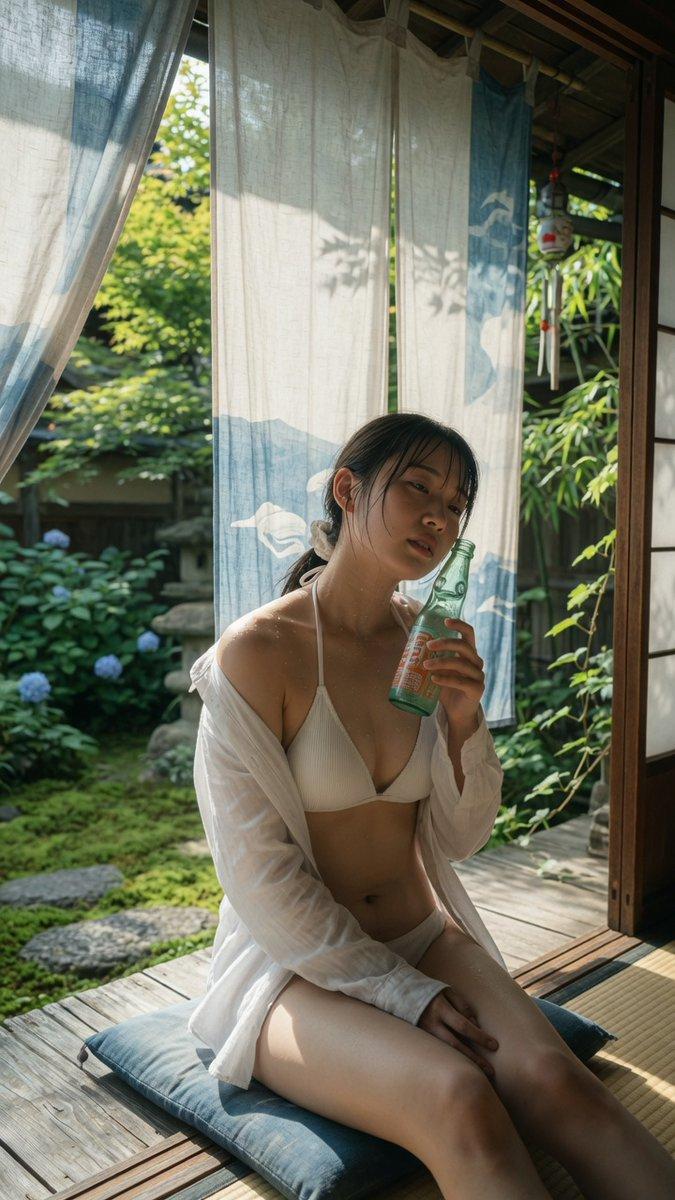 日式缘侧夏日肖像