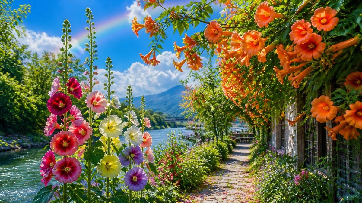 绚丽的六月花园