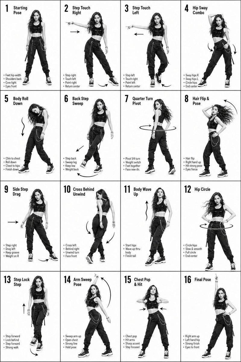 K-Pop 舞蹈 16 步教学指南