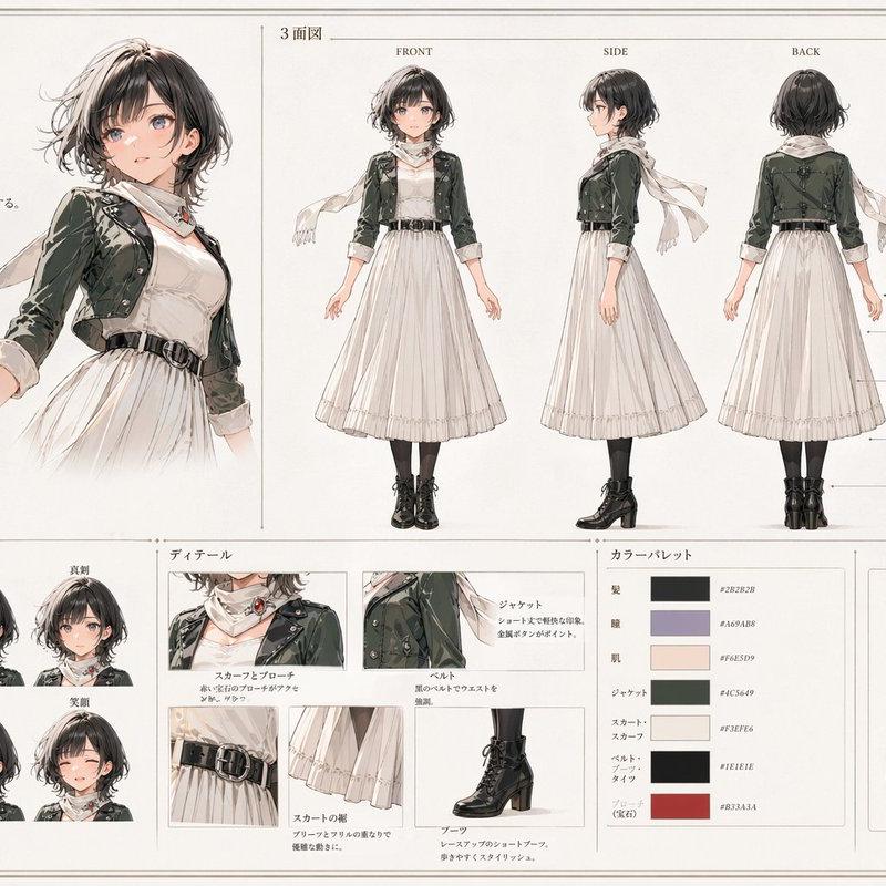 Kana 动漫角色设定集
