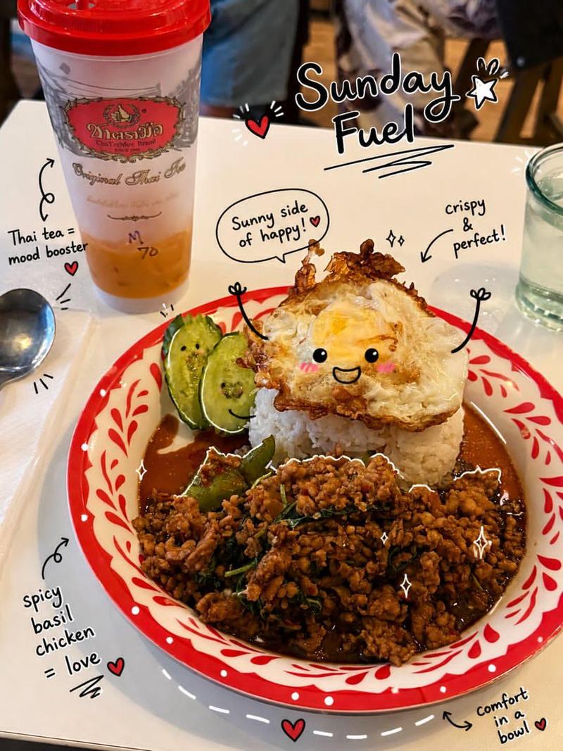 Kawaii Doodle Food Photography