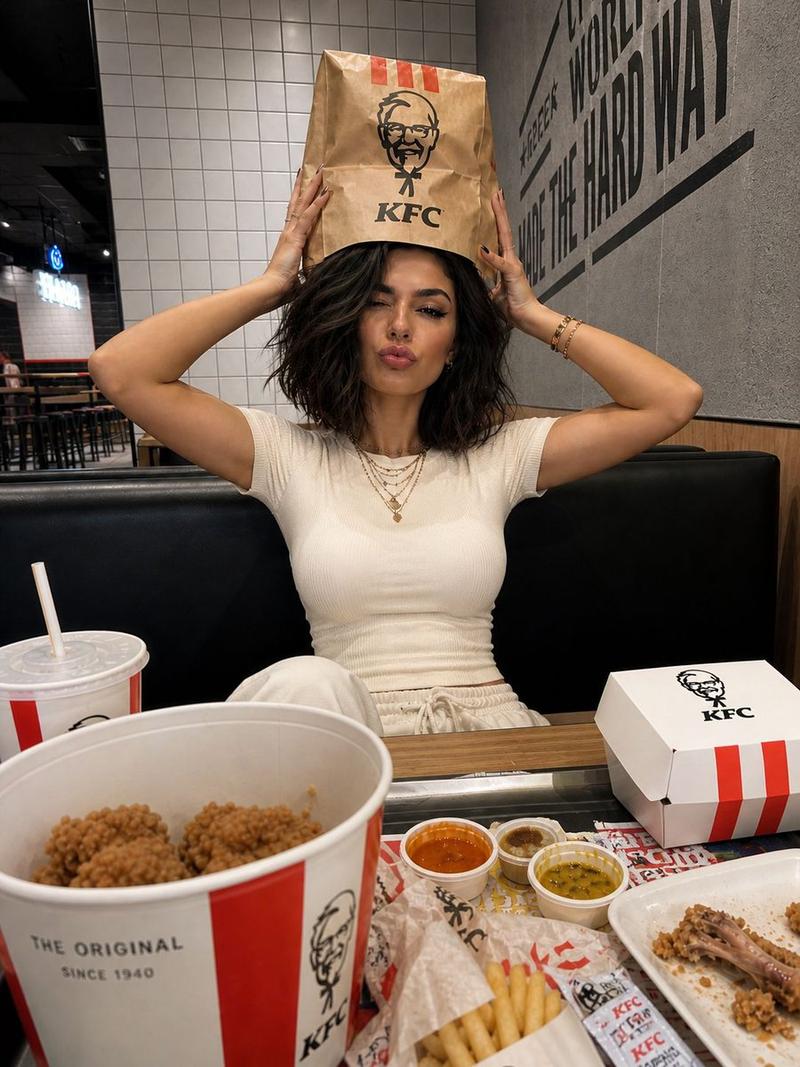 KFC 展位 iPhone 抓拍