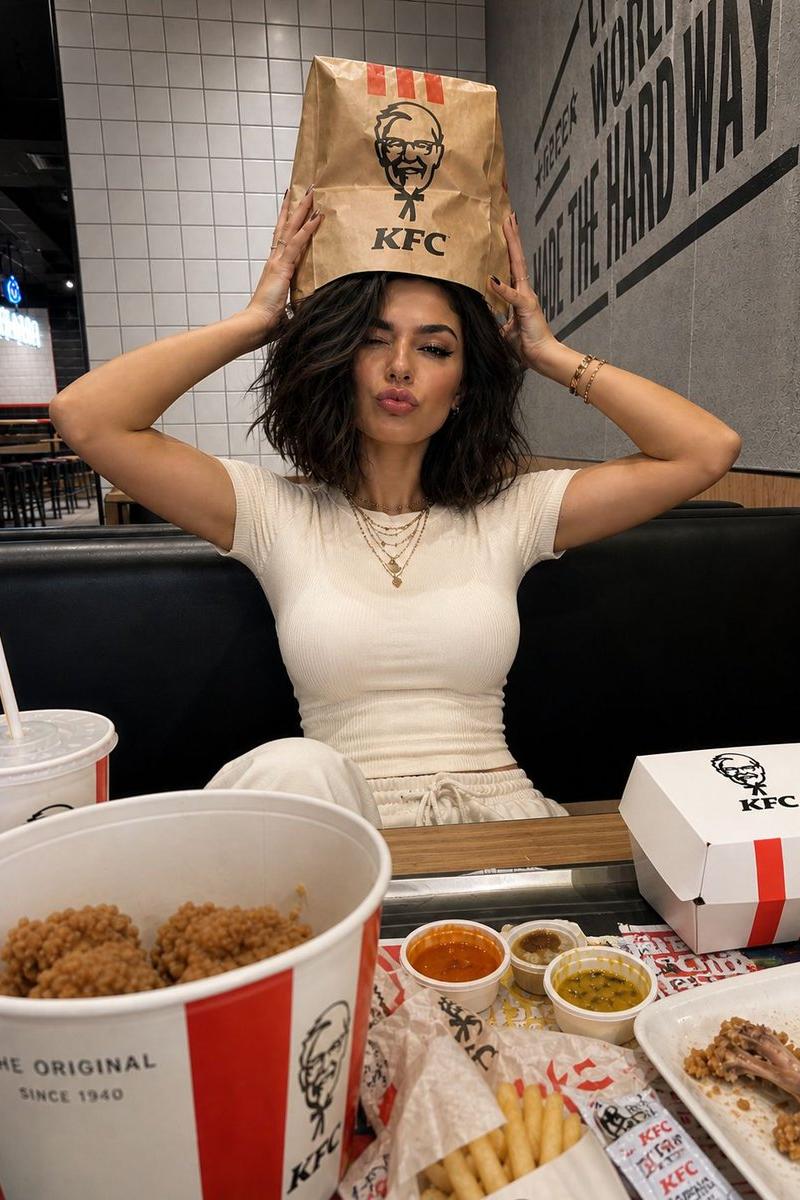 KFC 展位 iPhone 抓拍