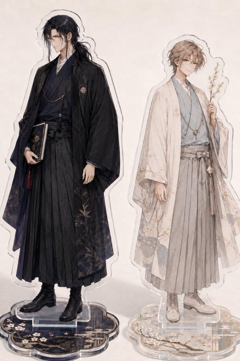 两款和服亚克力立牌角色