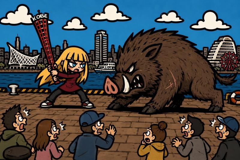神户港野猪大战漫画
