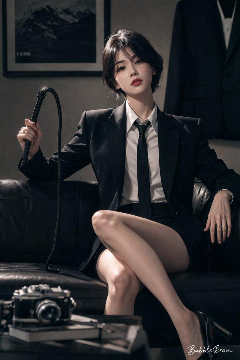 冷艳韩系偶像肖像