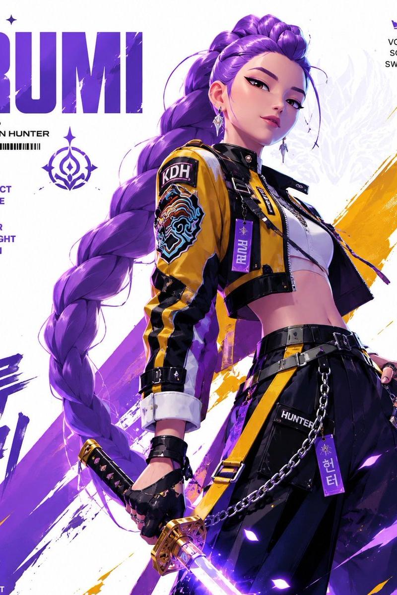 动漫角色街头机能风重构