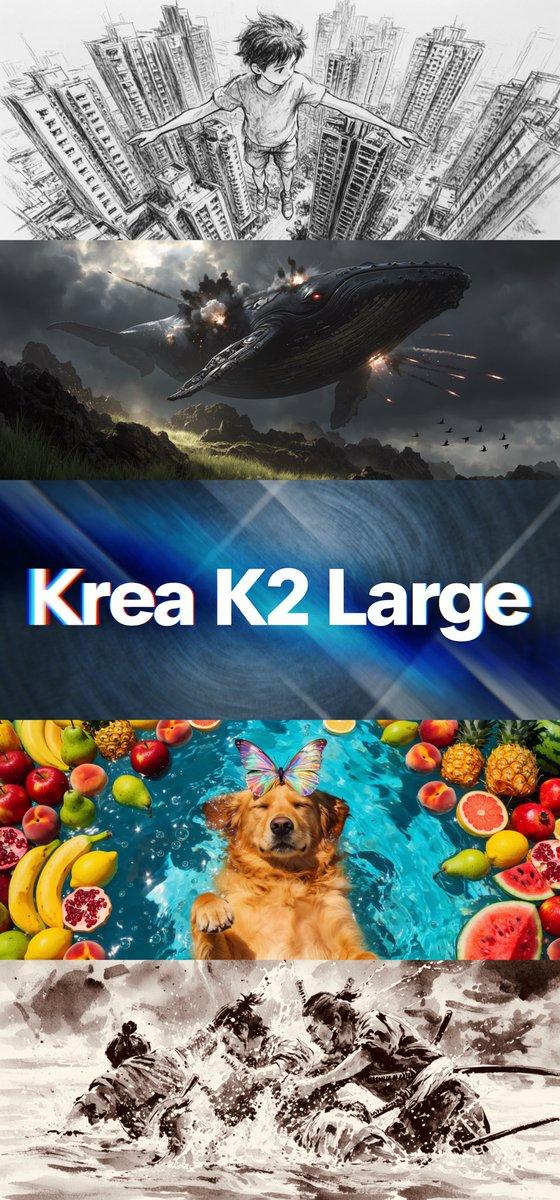 Krea K2 Large 五联屏展示