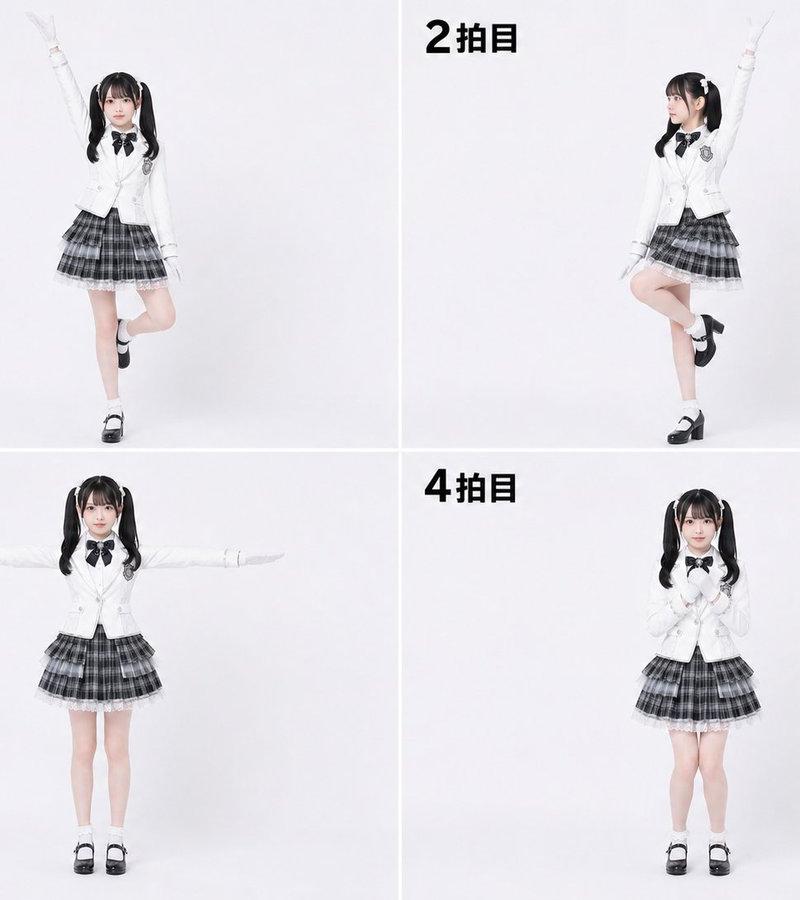 拉班舞谱转 4 拍动作展示图