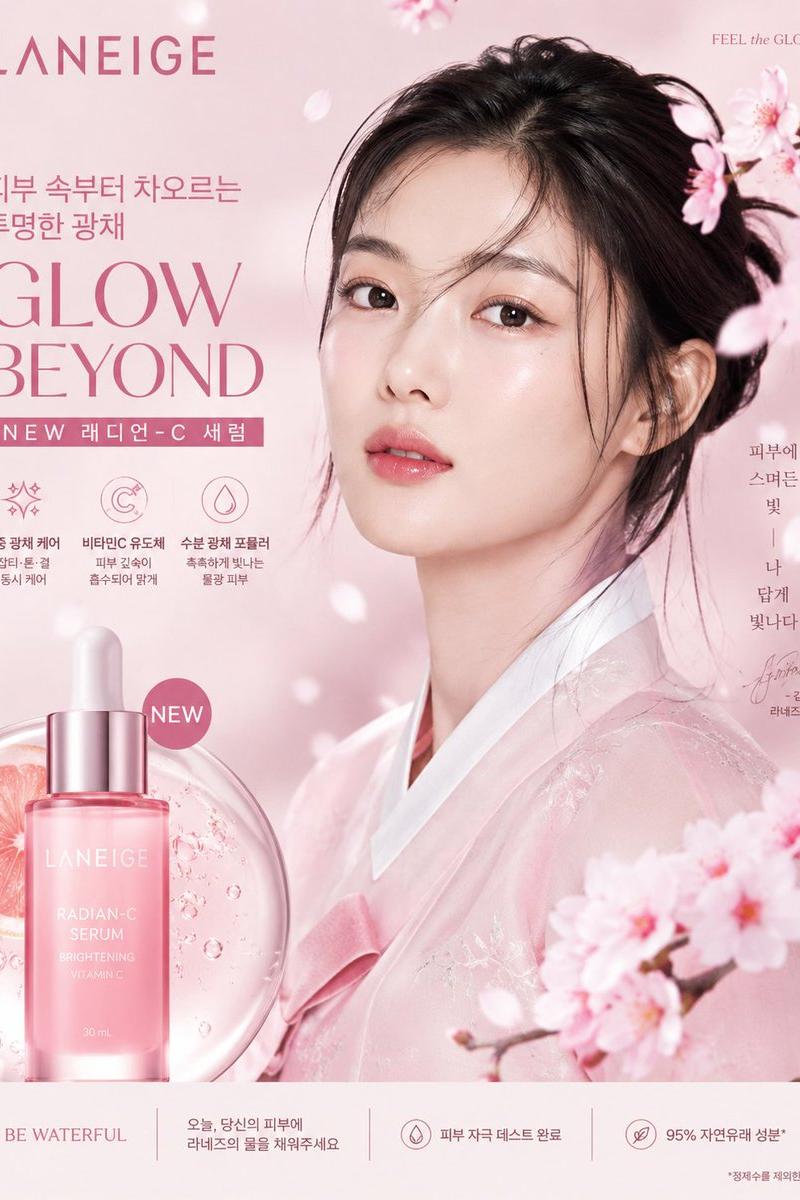 LANEIGE 护肤品广告海报