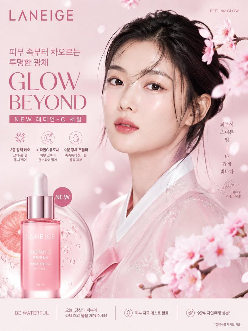 LANEIGE 护肤品广告海报