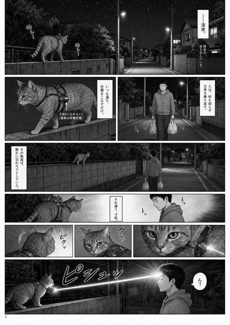午夜激光猫漫画页面