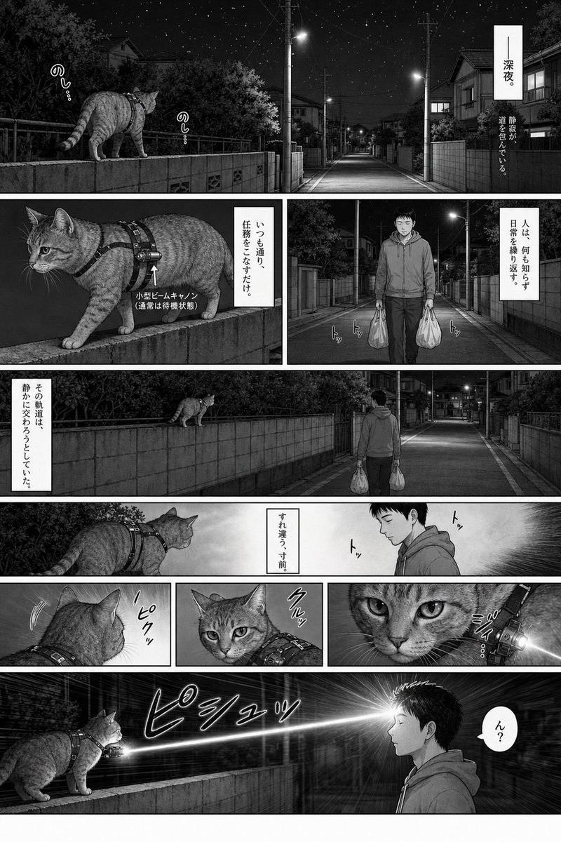 午夜激光猫漫画页面