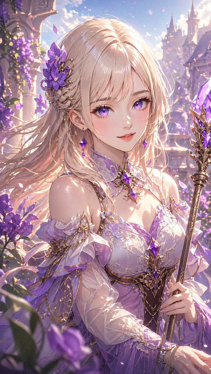 薰衣草幻想法师肖像