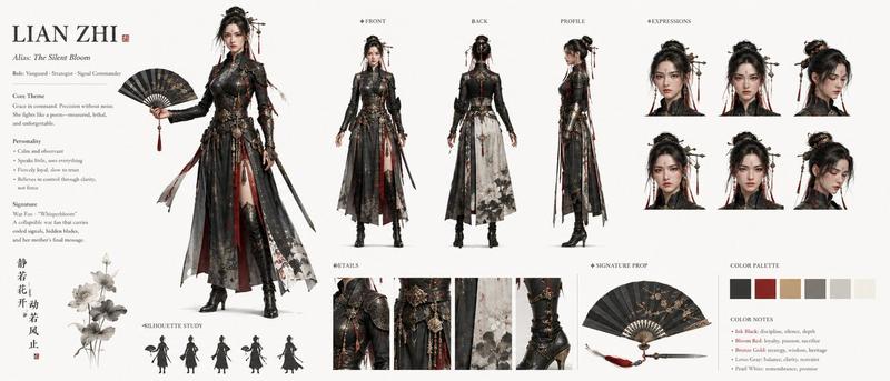 Lian Zhi 暗黑奇幻角色设计图