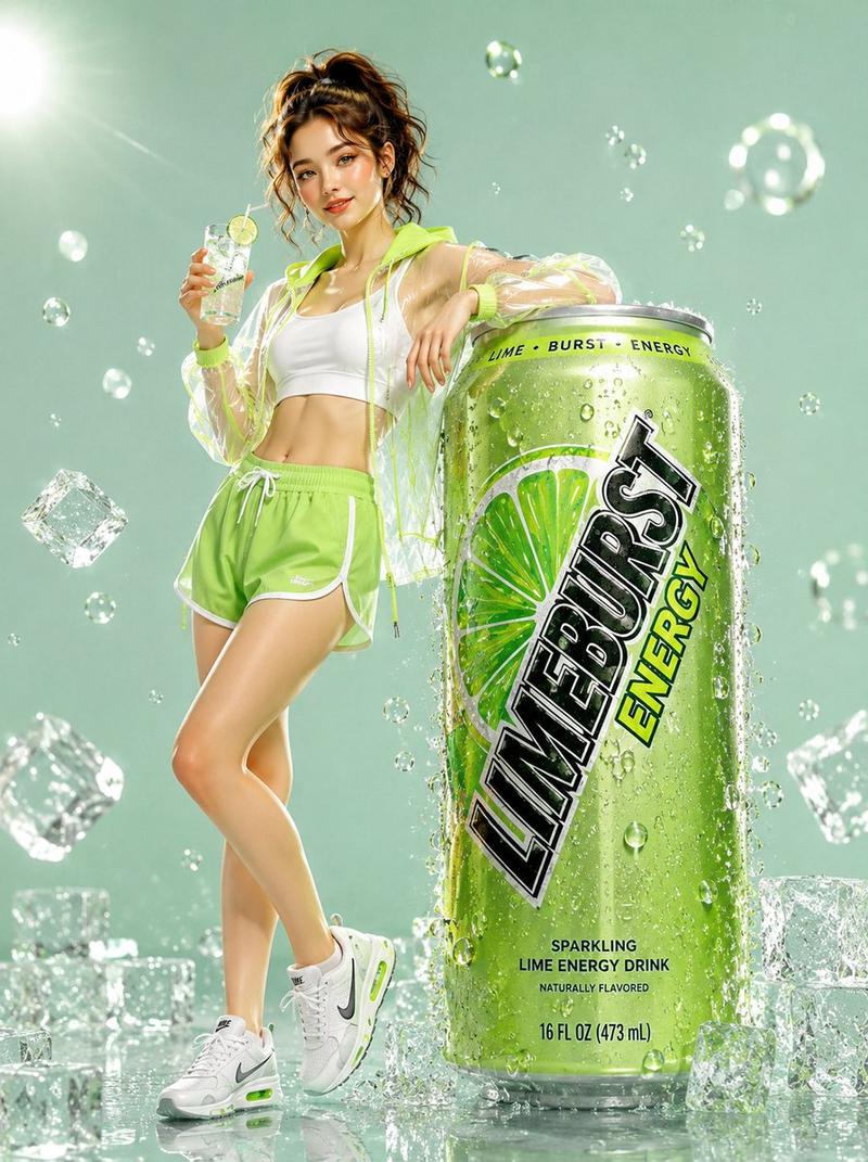 Limeburst 能量饮料广告活动