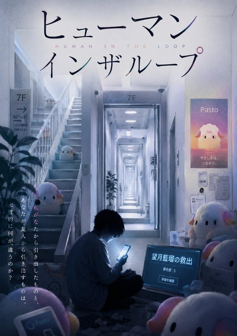 Liminal 风格日式小说封面