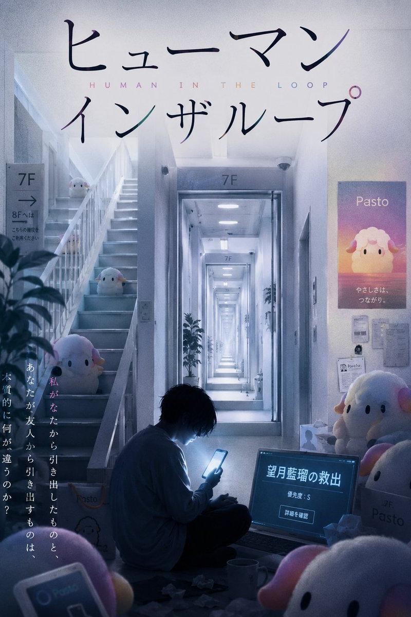 Liminal 风格日式小说封面