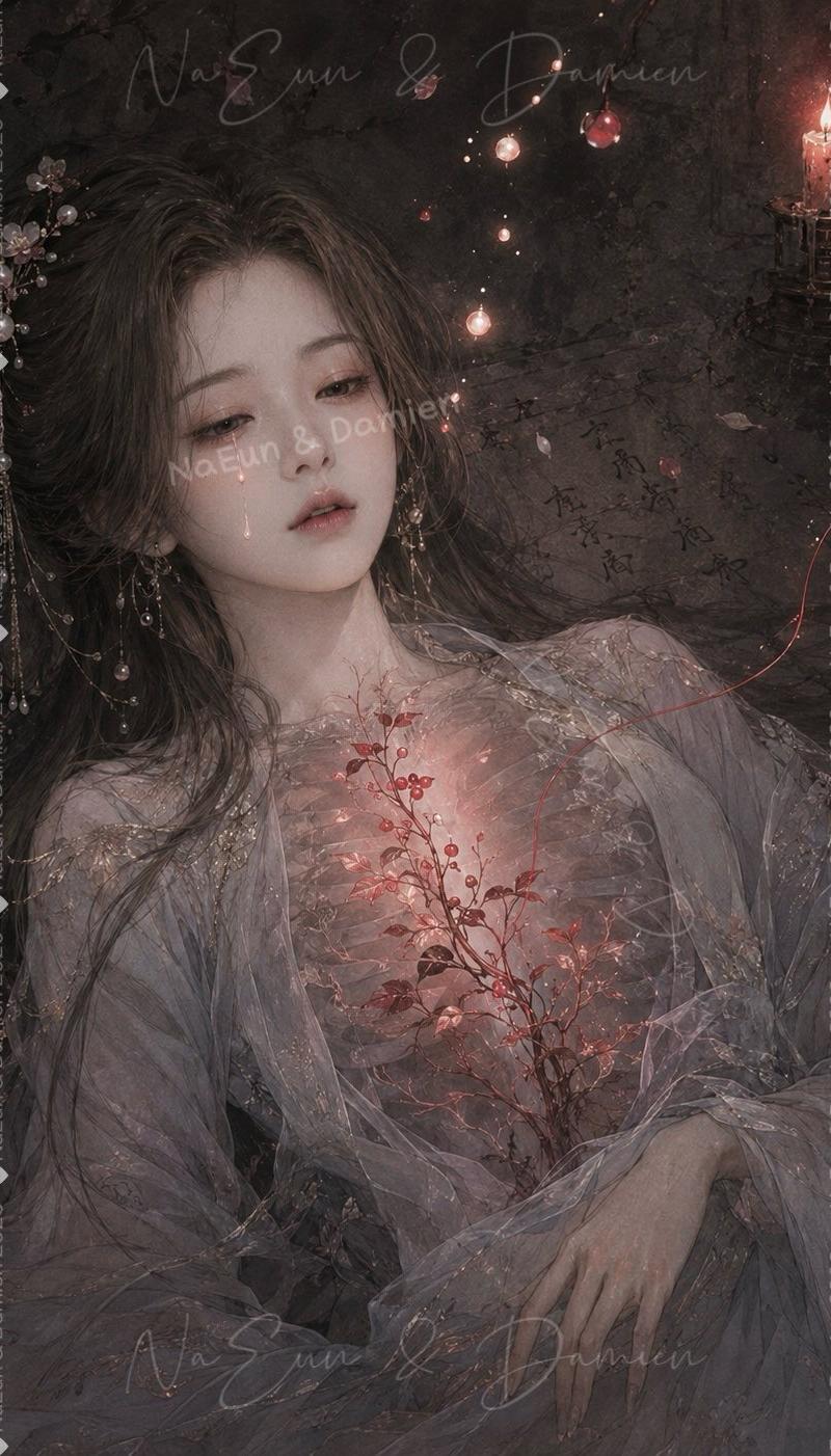 林黛玉忧郁奇幻肖像