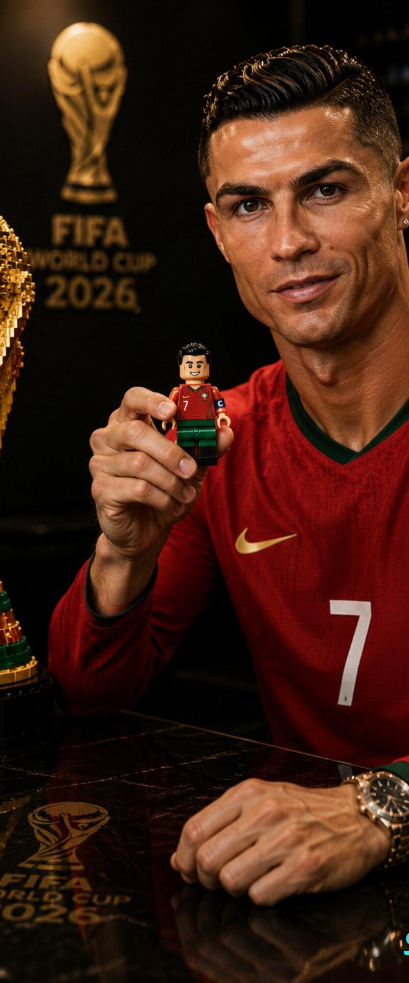 Lionel Messi 乐高肖像