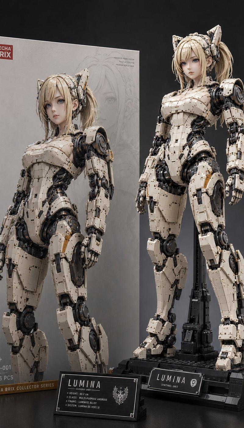 Lumina 机甲手办产品摄影