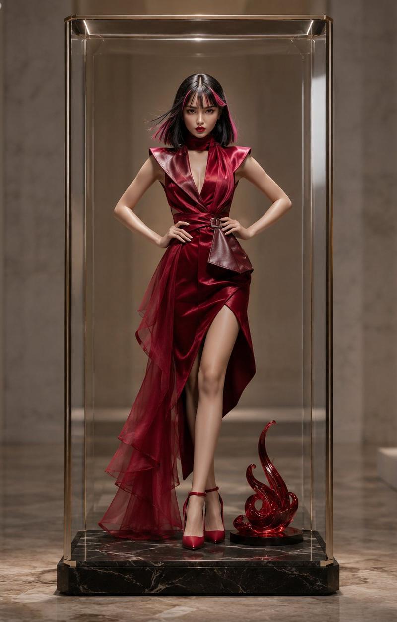 Luxury Art Figure Museum Display