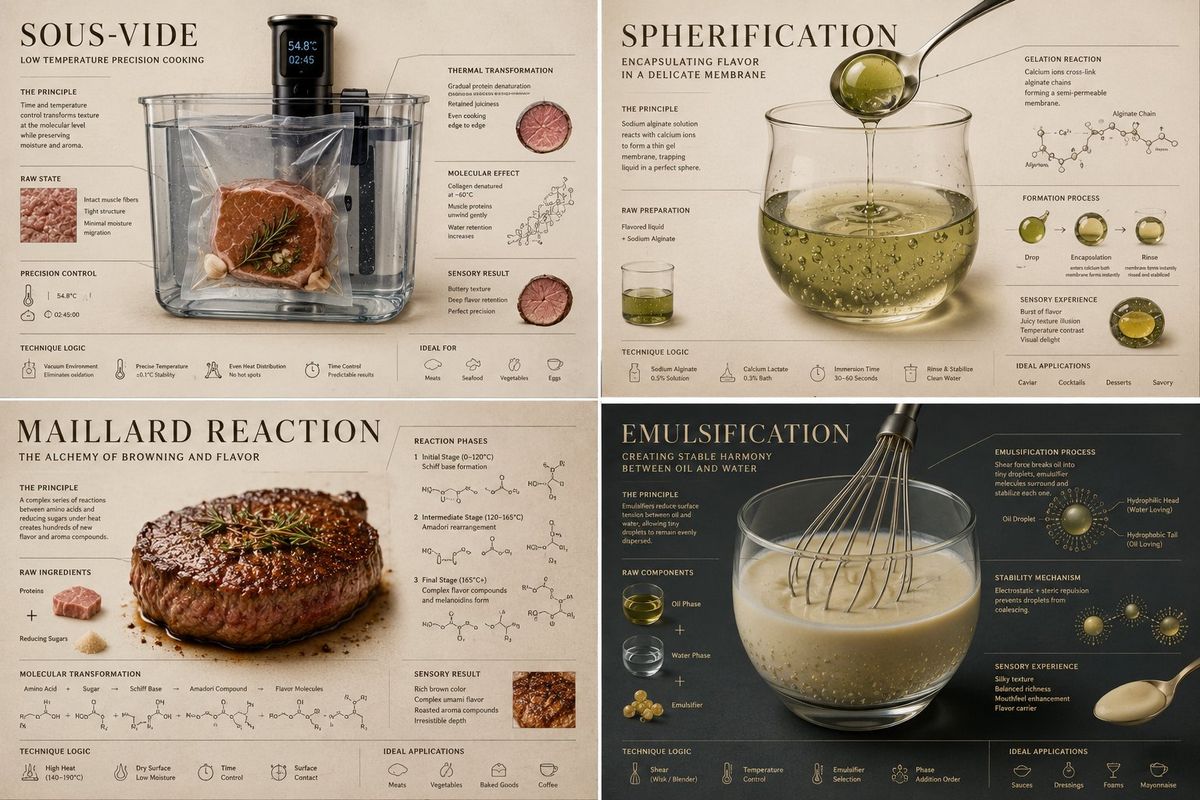 Luxury Culinary Chemistry Poster