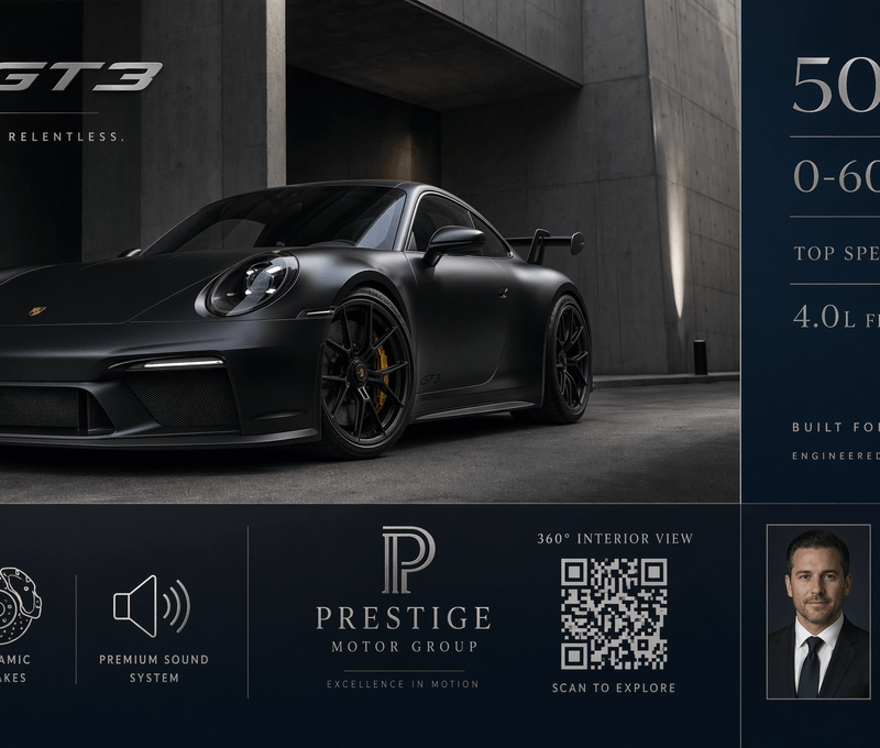 豪华 GT3 经销商海报