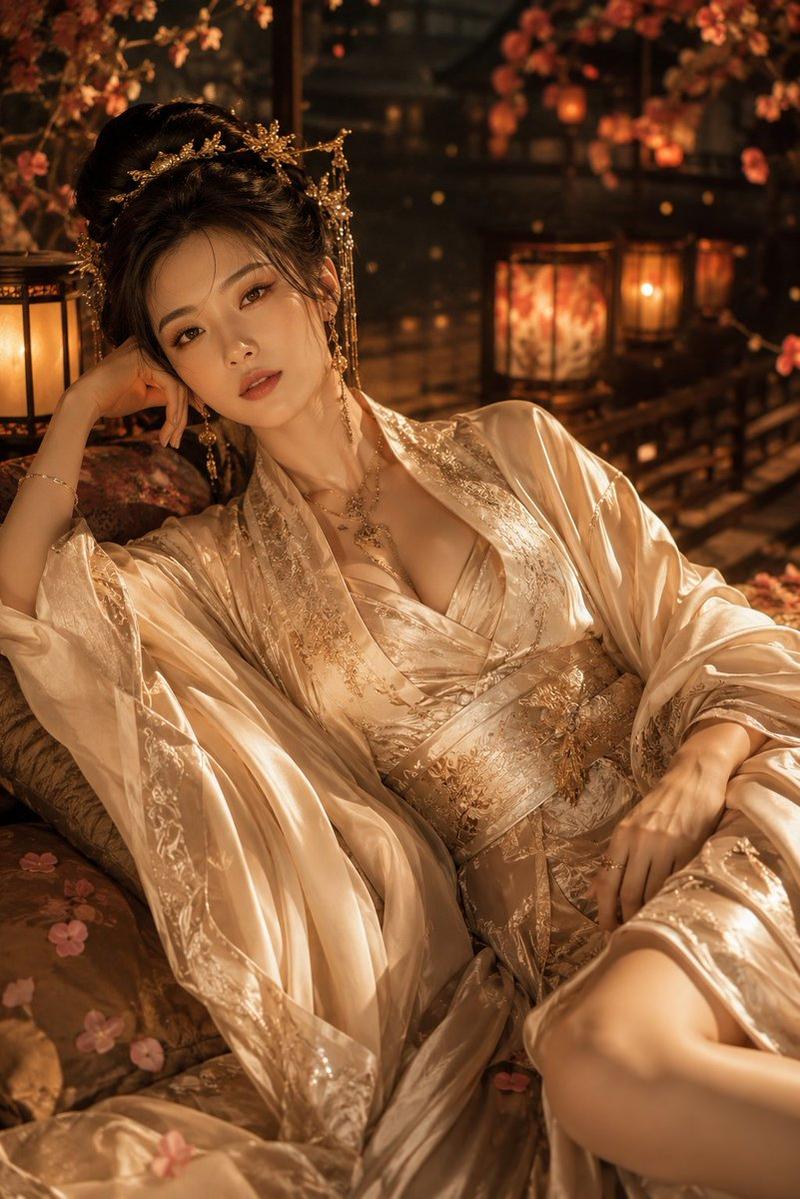 电影感汉服时尚大片人像