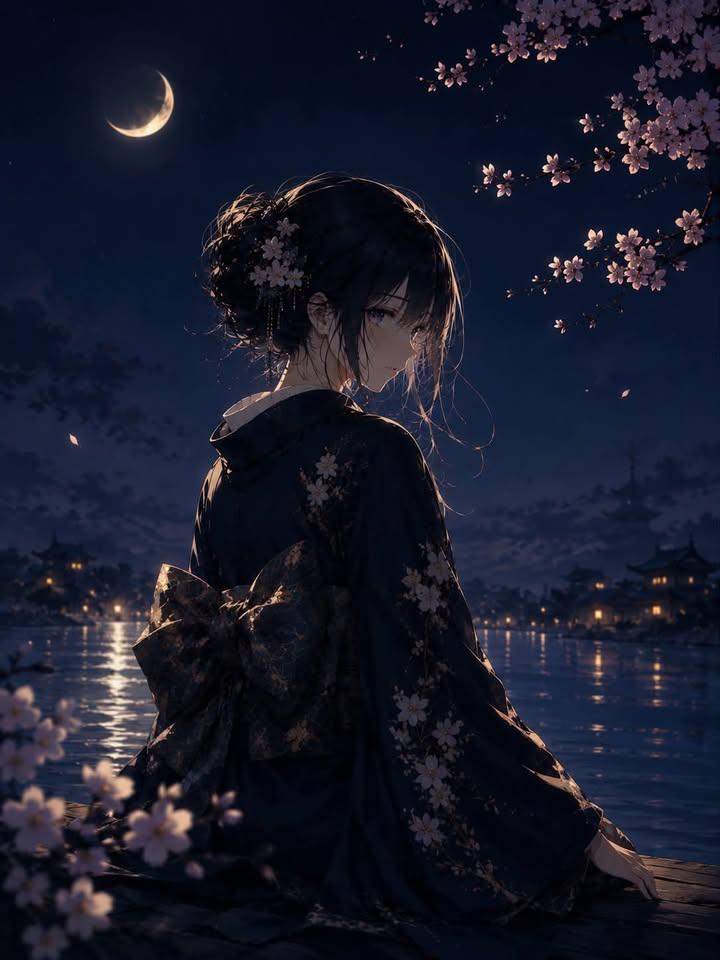 奢华日式幻想动漫和服