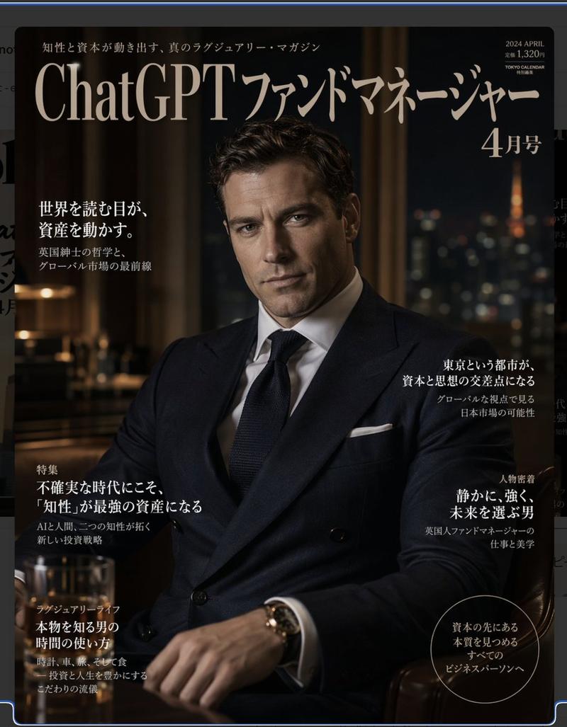 奢华杂志封面提示词