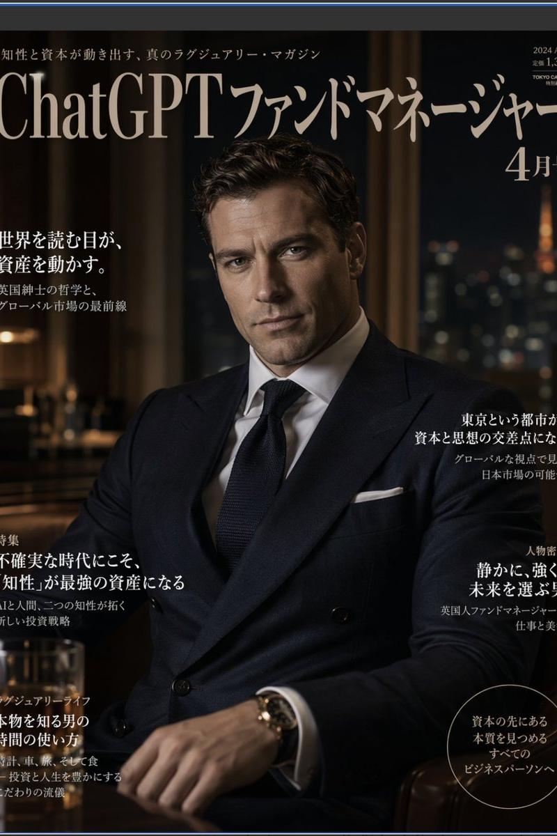 奢华杂志封面提示词