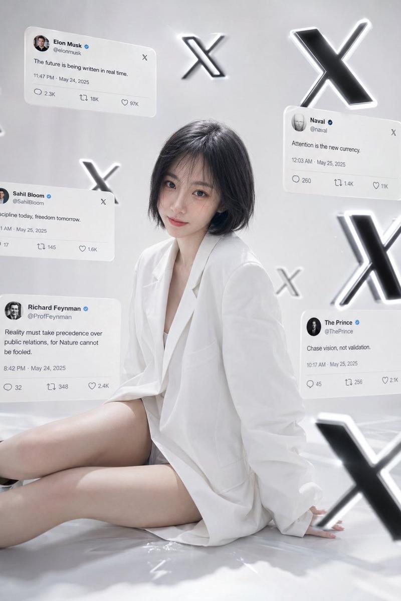 极简奢华社交媒体人像