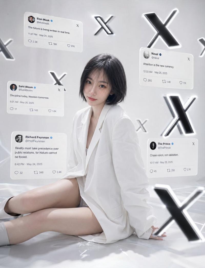 极简奢华社交媒体人像