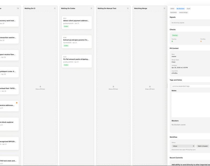 MacOS 看板评审应用 UI
