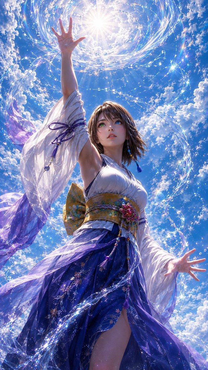 梦幻天空舞者肖像