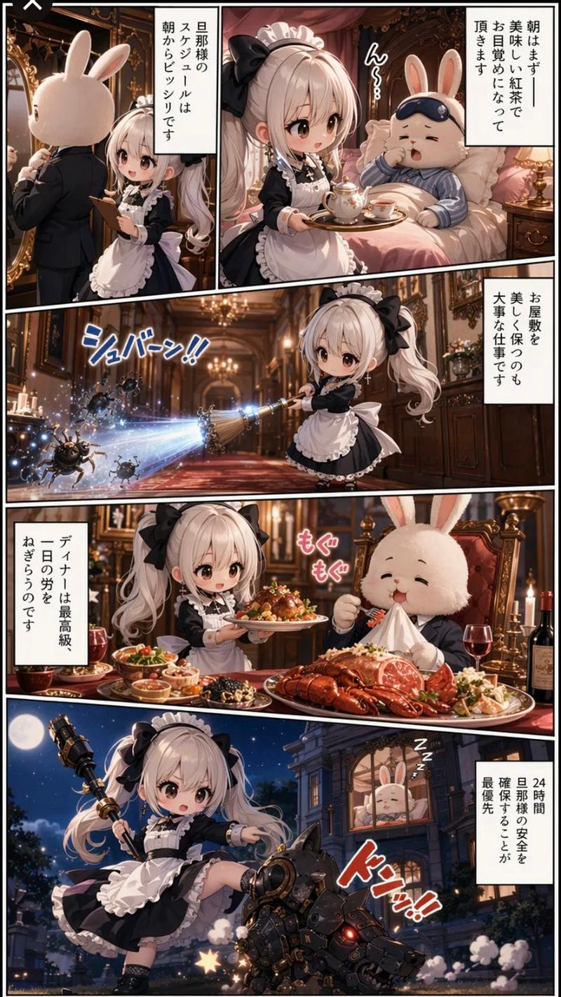 女仆与兔子公馆漫画