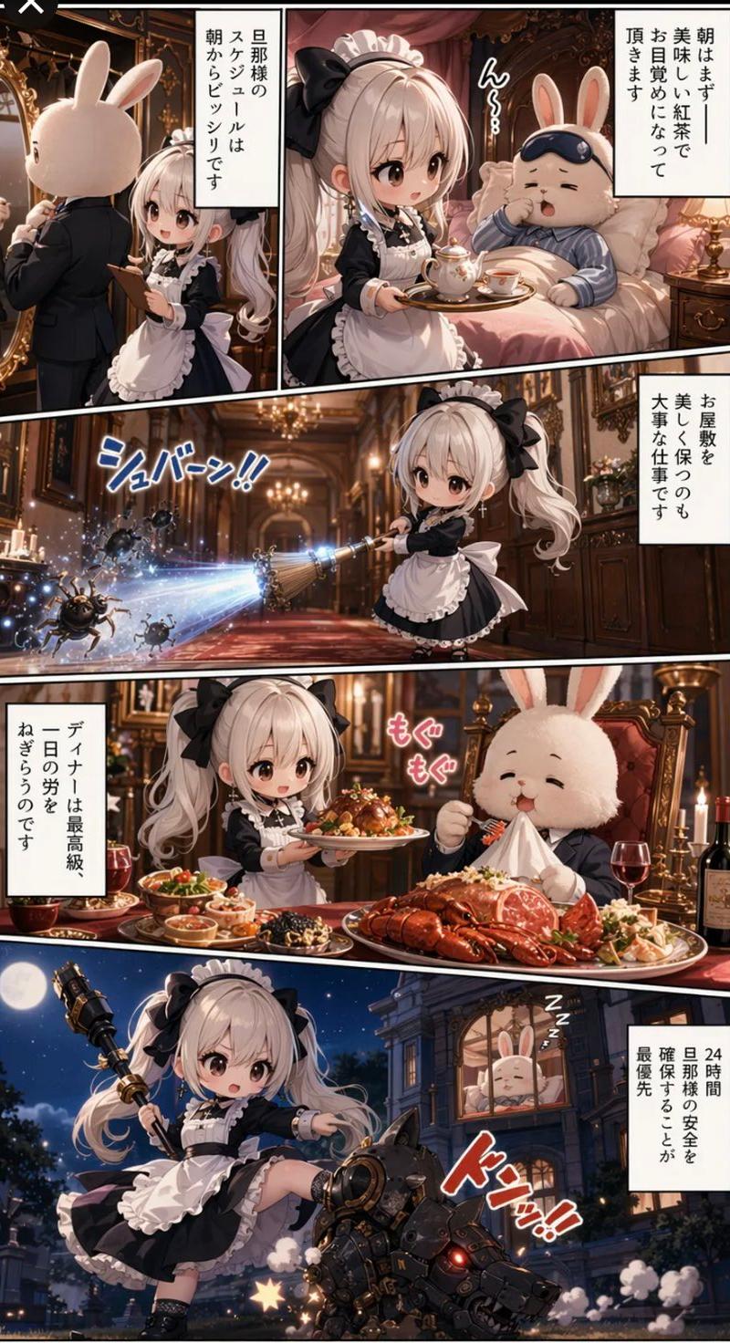 女仆与兔子公馆漫画