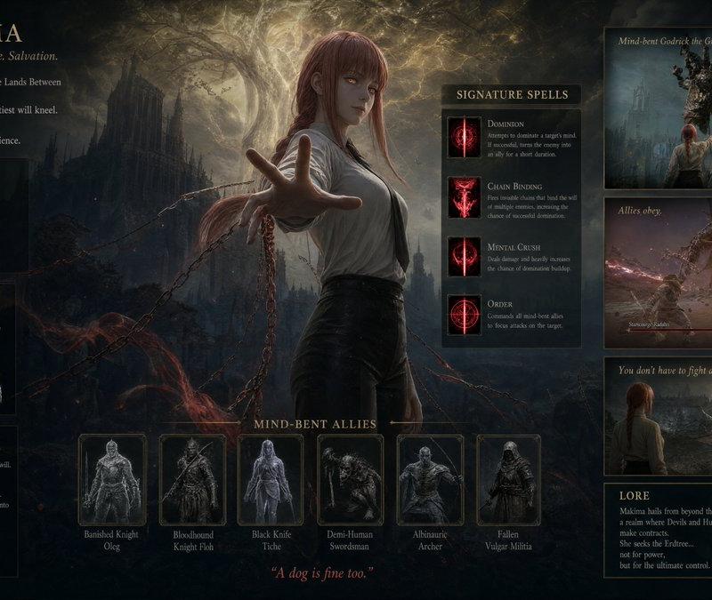 暗黑奇幻风 Makima 角色构建表